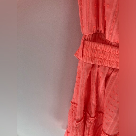 NWT Lilly Pulitzer Louisa Belted Off the Shoulder Mini Dress in Papaya Punch M - Picture 9 of 16